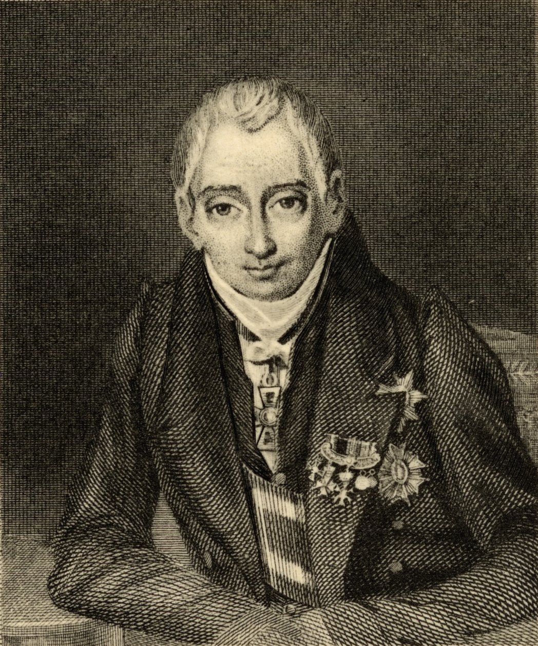 Klemens Wenzel Nepomuk Lothar (1773-1859) książę Metternich-Winneburg autorstwa French School
