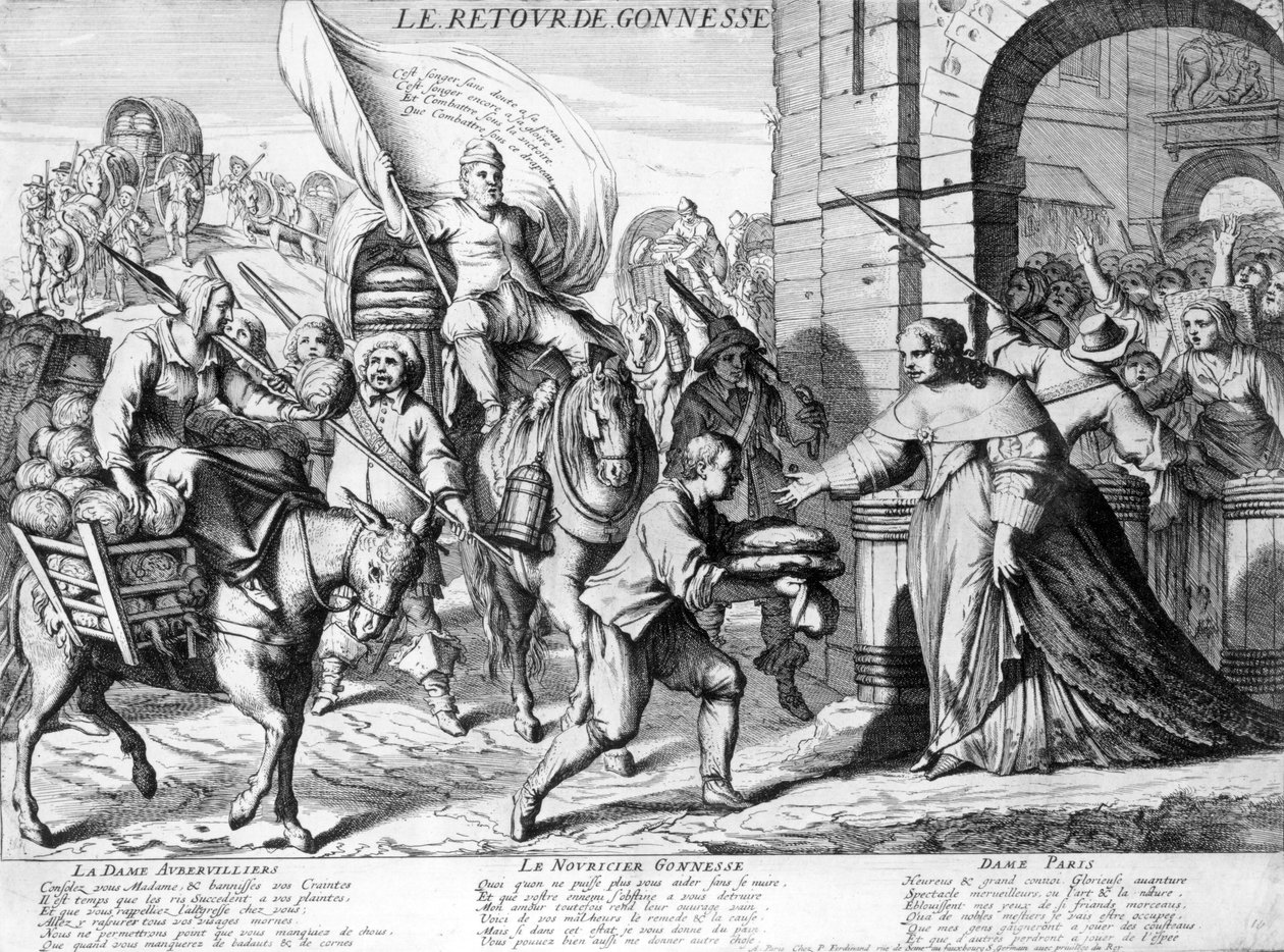 „Powrót Gonnesse”, kwiecień 1649 autorstwa French School