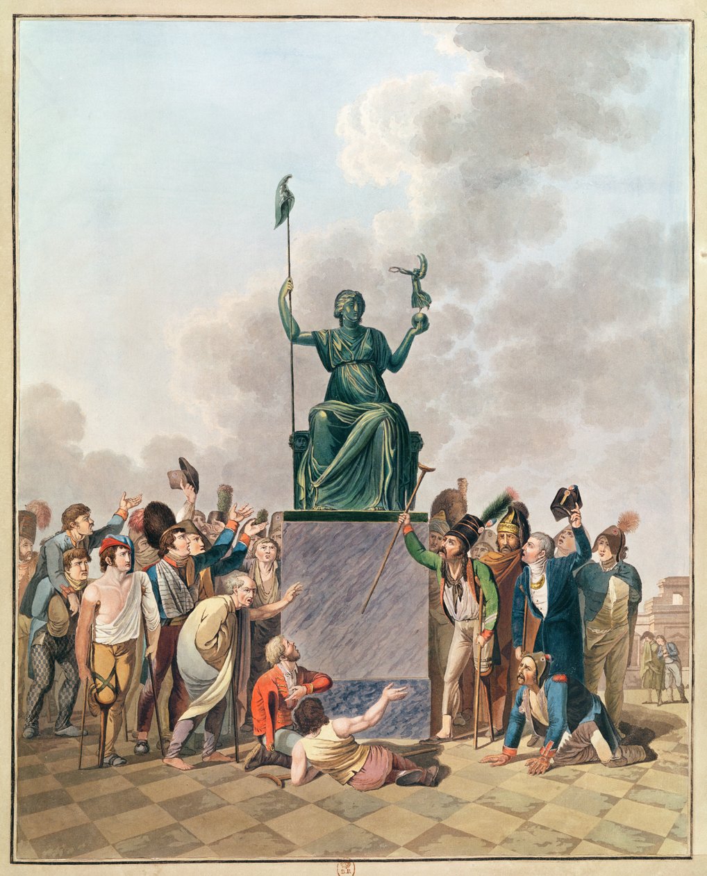 Wolność, 10 listopada 1793 autorstwa French School