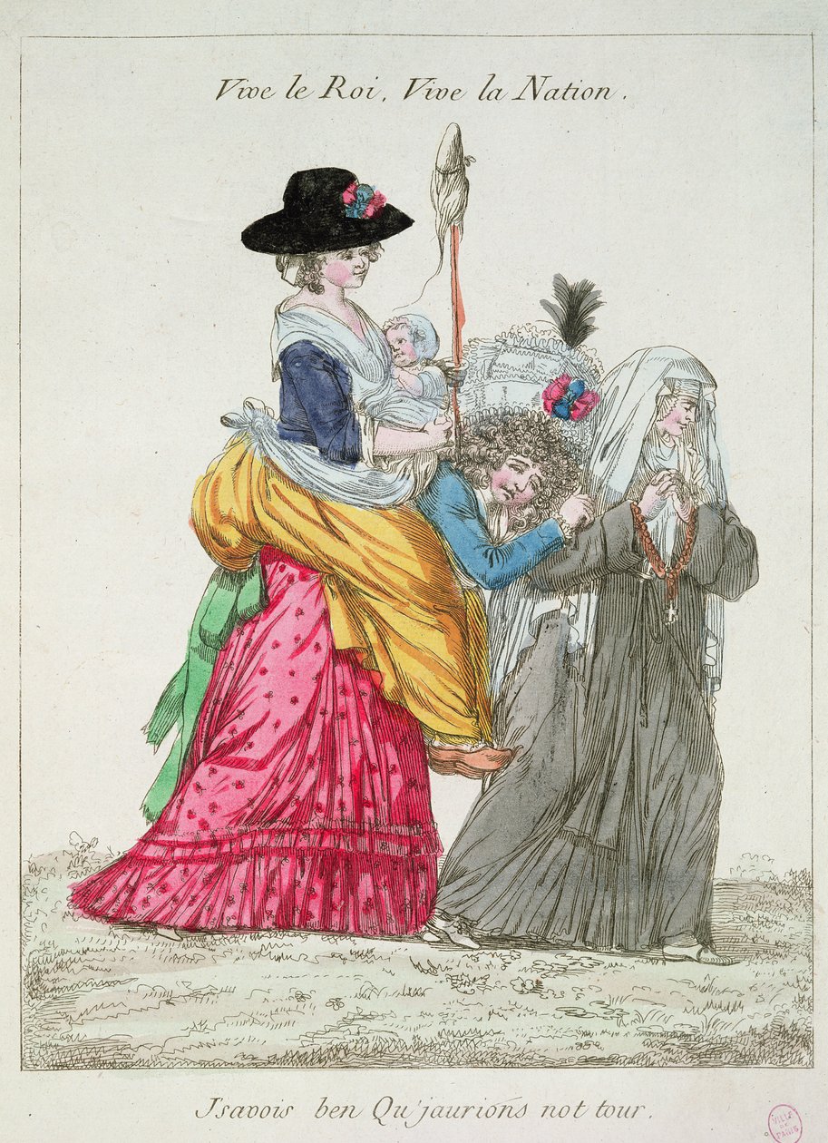 Niech żyje król, niech żyje naród. Dobrze wiedziałem, że prędzej czy później przyjdzie nasza kolej, 1789 autorstwa French School