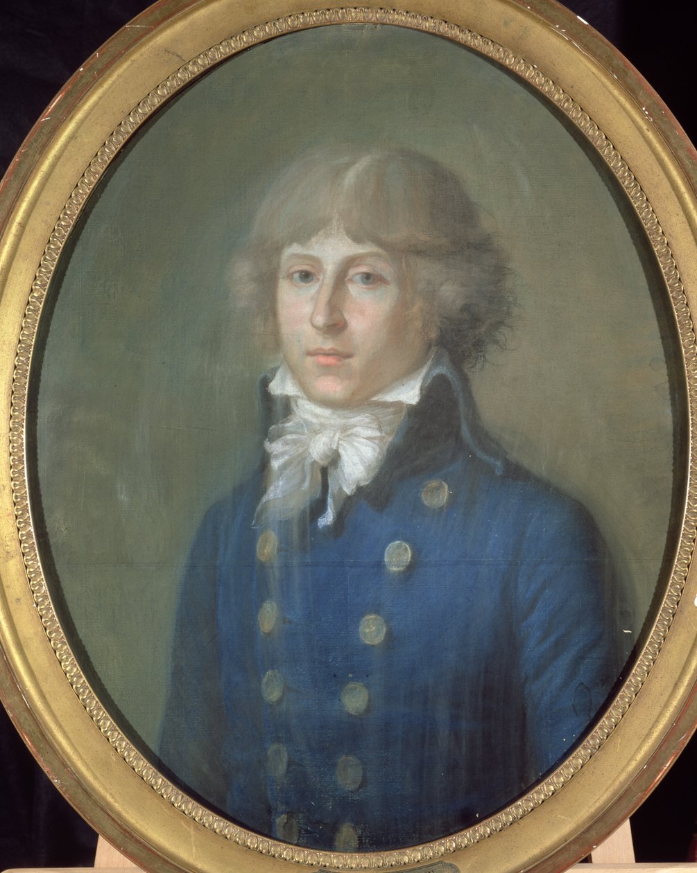 Louis de Saint-Just (1767-94) (pastel na papierze) autorstwa French School
