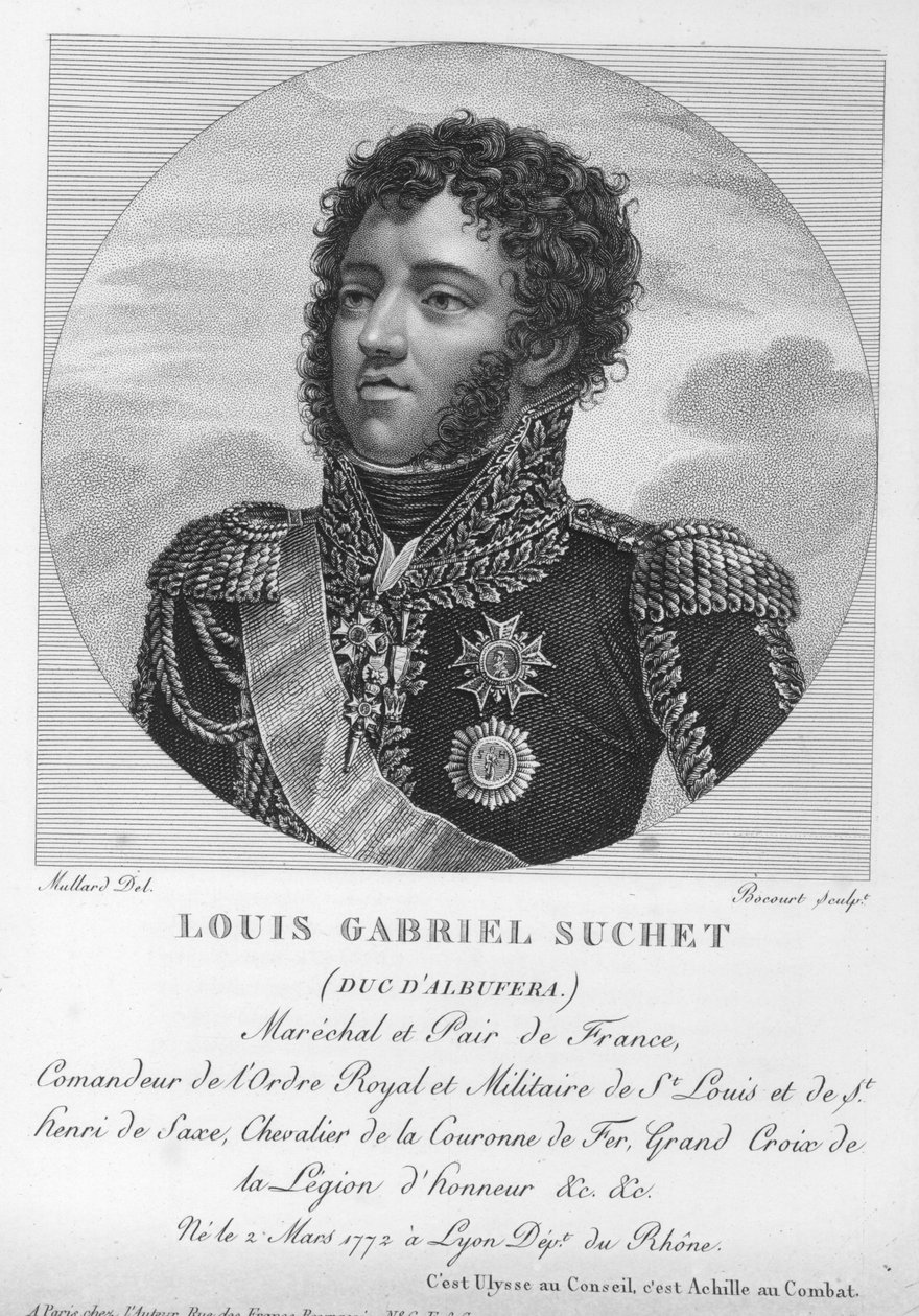 Louis-Gabriel Suchet (1770-1826) książę Albufera i marszałek Francji autorstwa French School