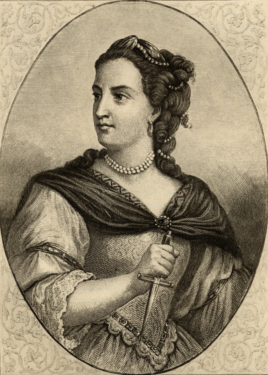 panna Clairon (1723-1803) autorstwa French School