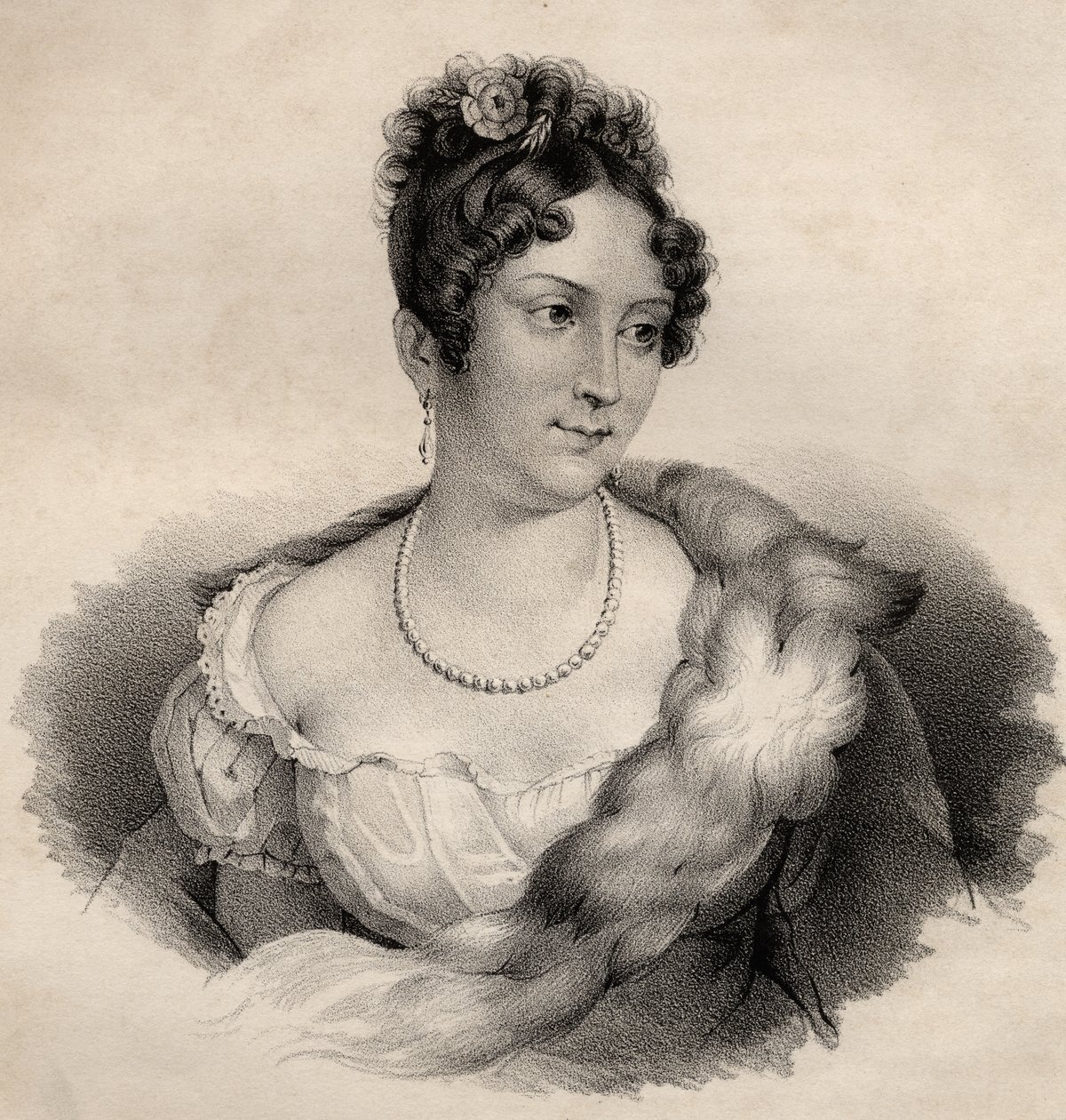 Mademoiselle Mars (1779-1847) autorstwa French School