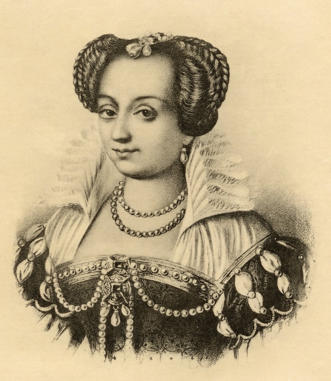 Małgorzata de Valois (1553-1615) autorstwa French School