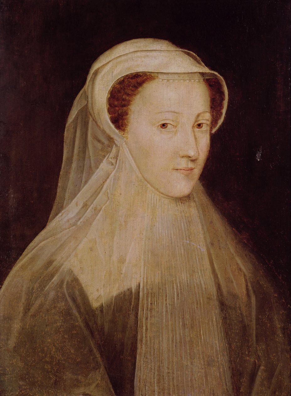 Maryja Królowa Szkotów (1542-87) autorstwa French School