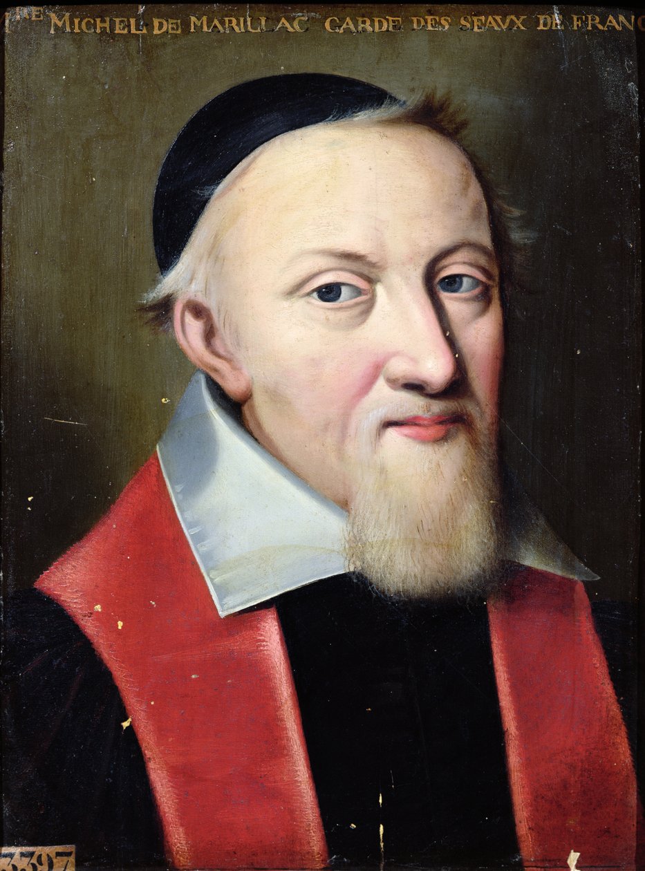 Michel de Marillac (1563-1632) Strażnik pieczęci autorstwa French School