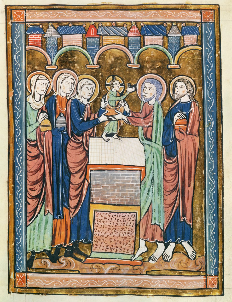 Ms 3016 fol.10 Obrzezanie, z „Psautier a l