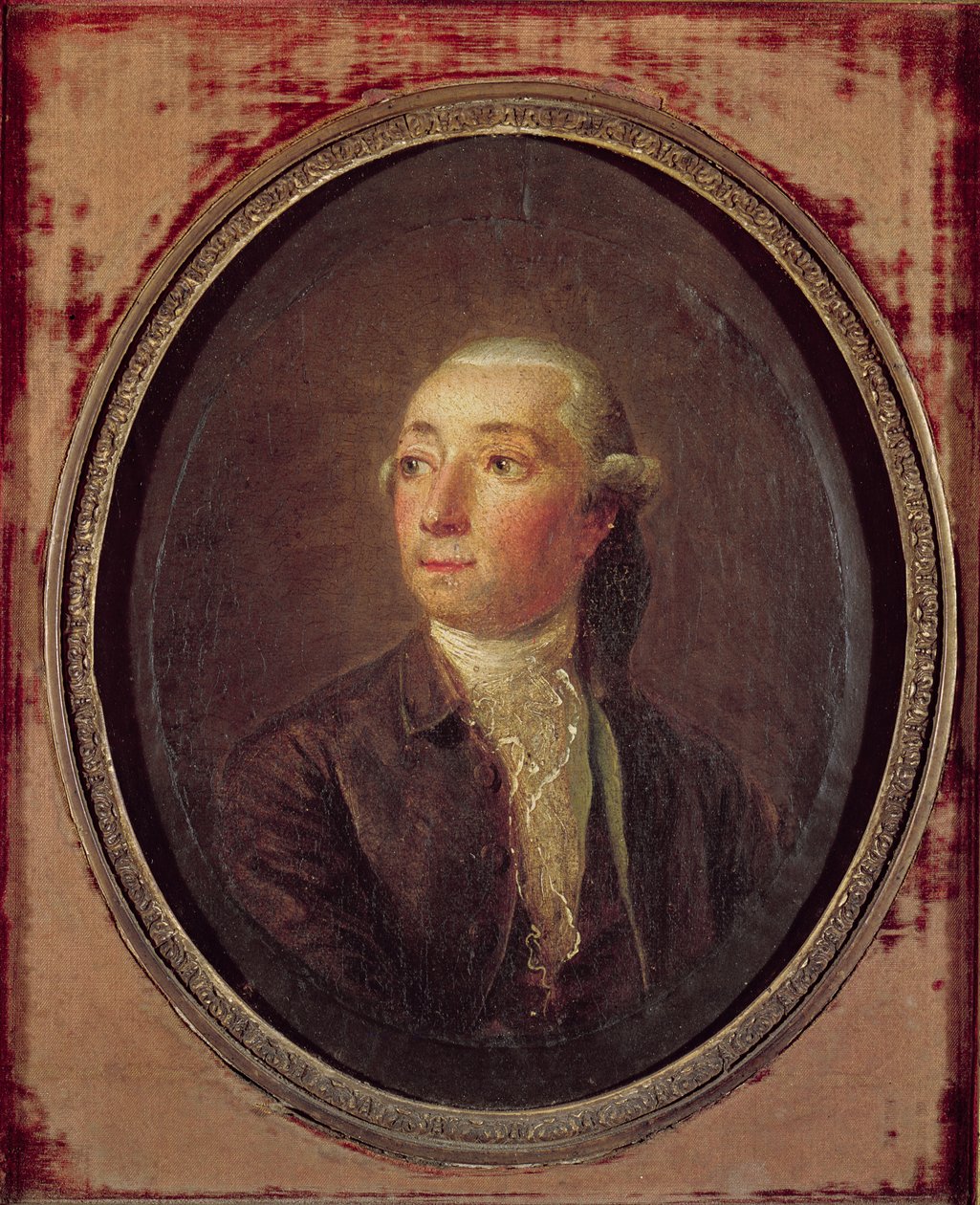 Nicolas Restif de la Bretonne (1734-1806) autorstwa French School