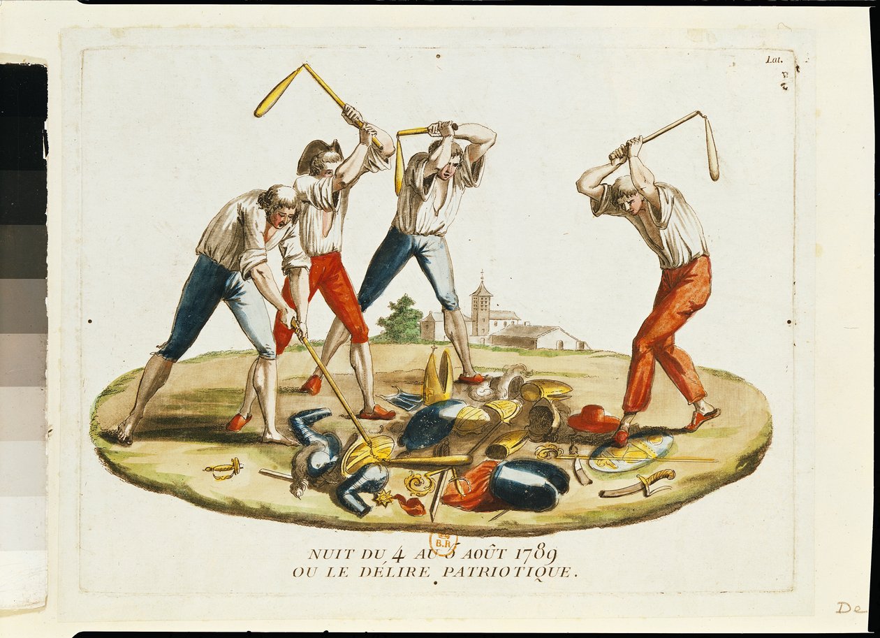 Noc 4 sierpnia 1789 r., czyli patriotyczne delirium autorstwa French School