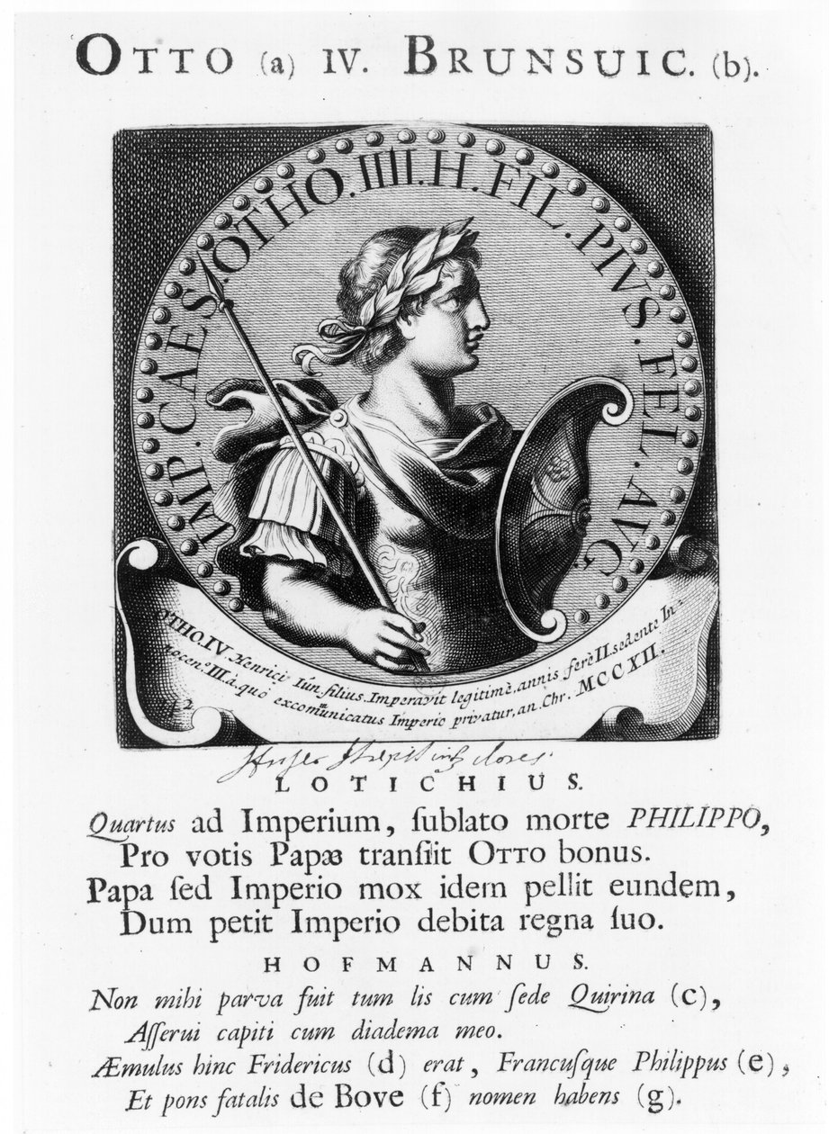 Otto IV (ok. 117582-1218) z Brunszwiku autorstwa French School