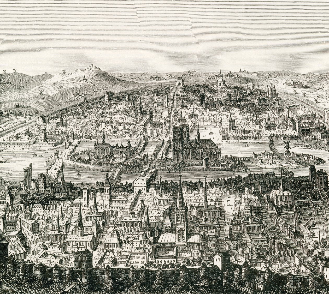 Paryż ok. 1610, XIX-wieczna kopia rękopisu z XVII w., z „French Pictures” ks. Samuela G. Greena, opublikowana w 1878 r. autorstwa French School
