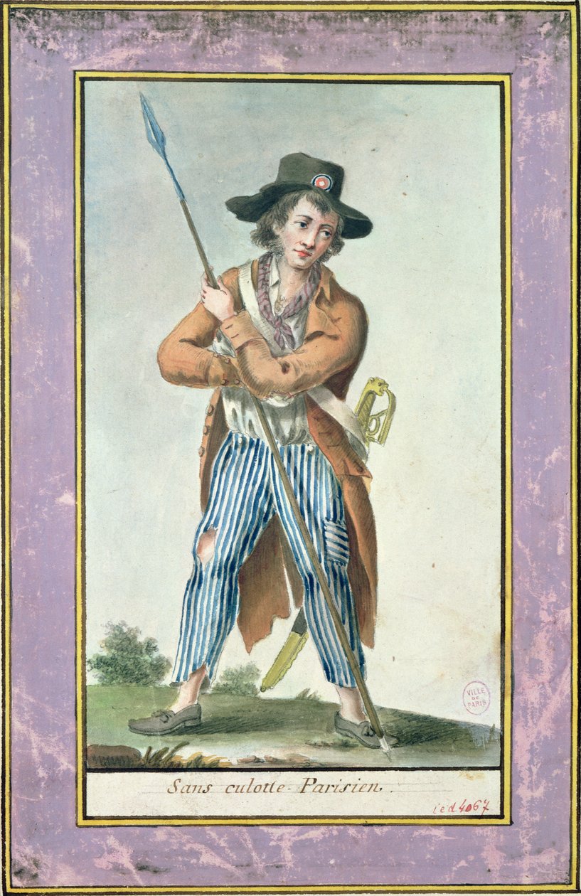 Paryski Sans-culotte autorstwa French School