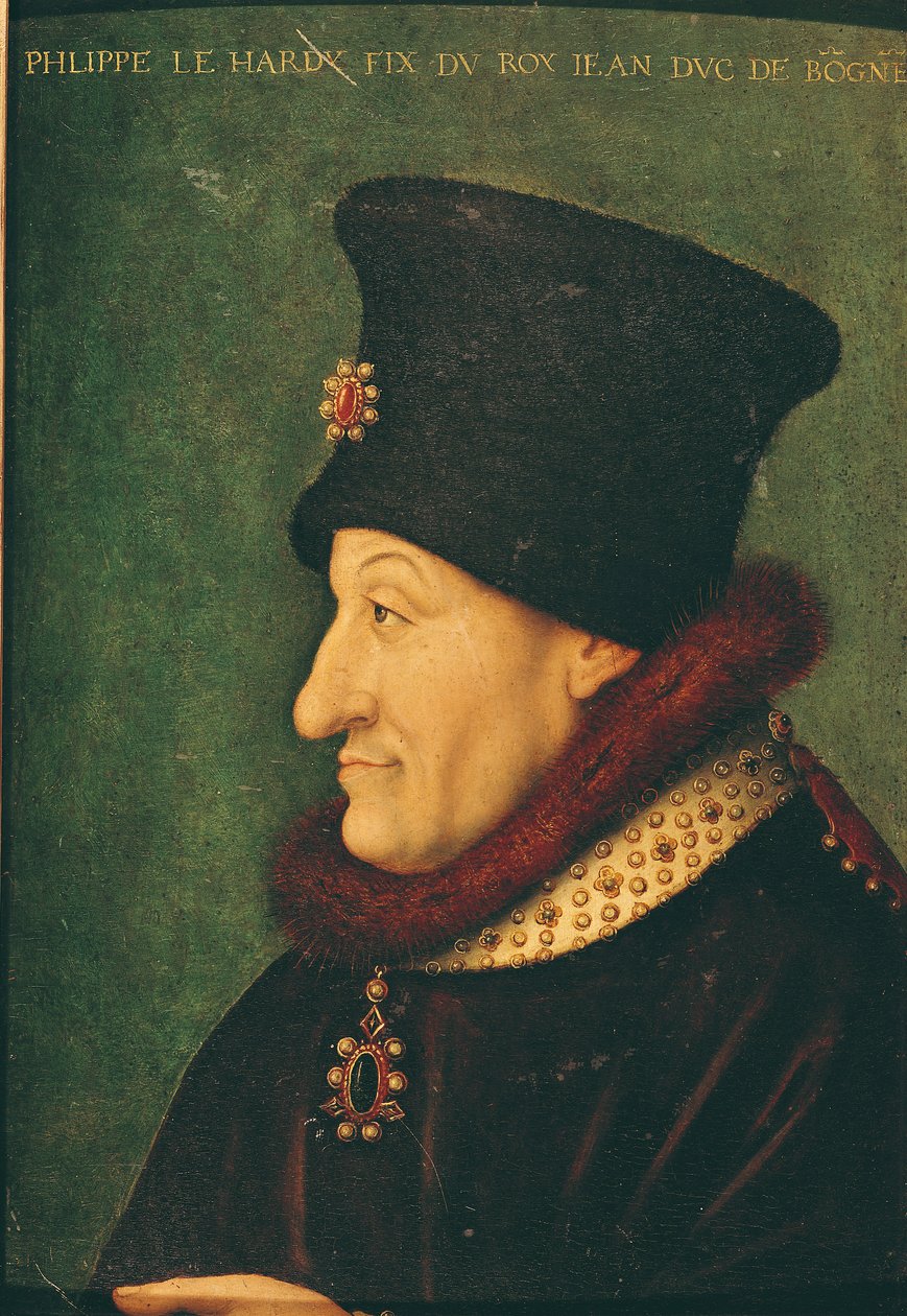 Filip Francuski (1342-1404) książę Burgundii autorstwa French School