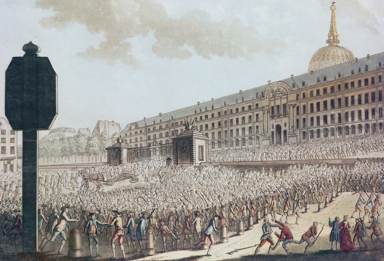 Grabież Zbrojowni Inwalidów, 1789 autorstwa French School