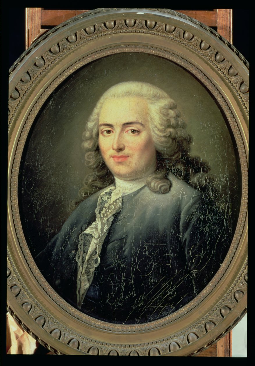 Portret Anne-Robert-Jacques Turgot autorstwa French School