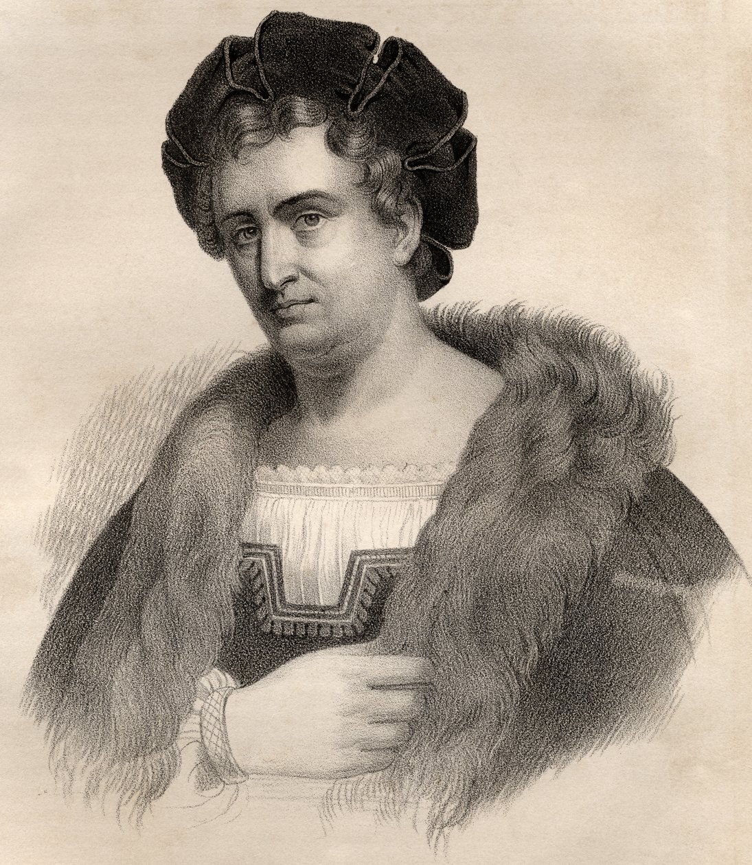Portret Francois Joseph Talma (1763-1826) autorstwa French School