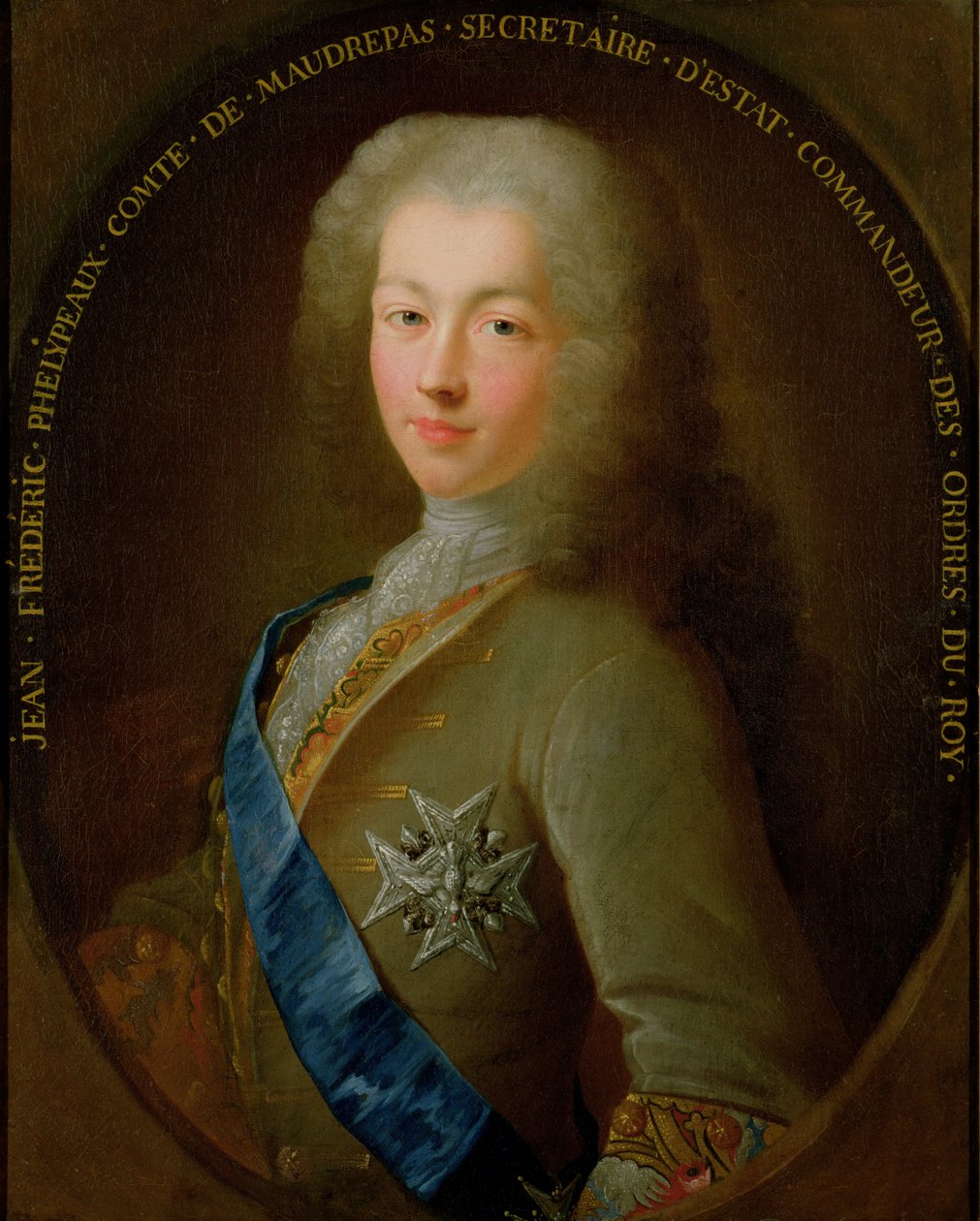 Portret Jeana Frederica Phelypeaux (1701-81) hrabiego Maurepas autorstwa French School