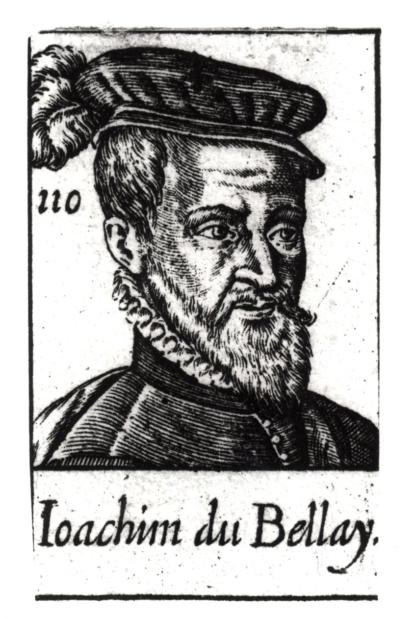 Portret Joachima du Bellaya (1522-60) autorstwa French School
