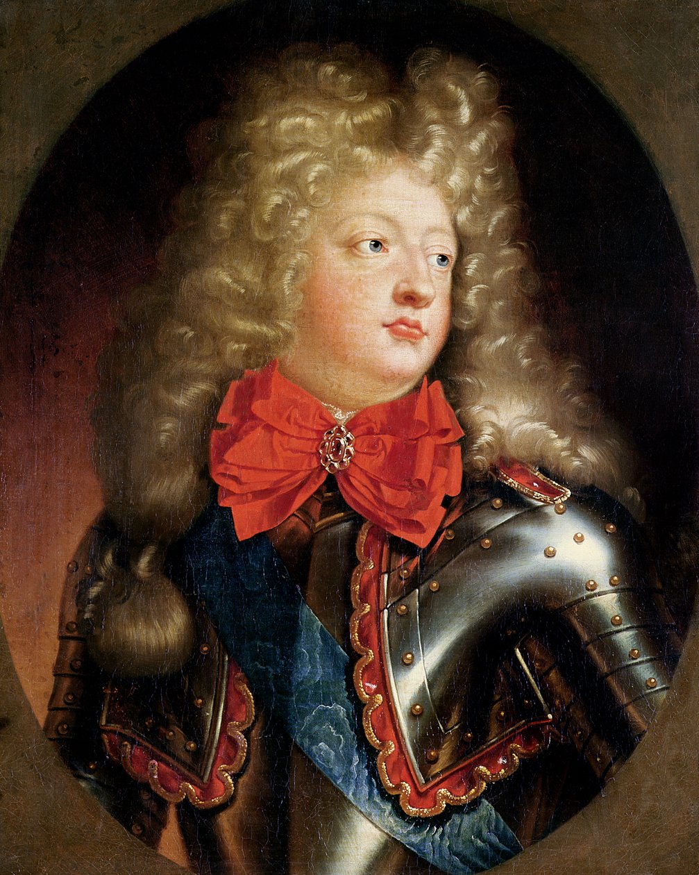 Portret Ludwika (1661-1711) Wielkiego Delfina, syna Ludwika XIV autorstwa French School