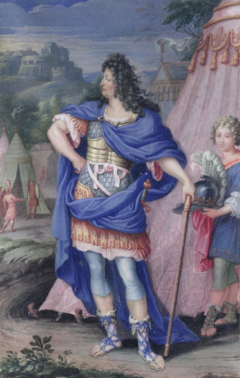 Portret Ludwika XIV (1638) Króla Francji autorstwa French School