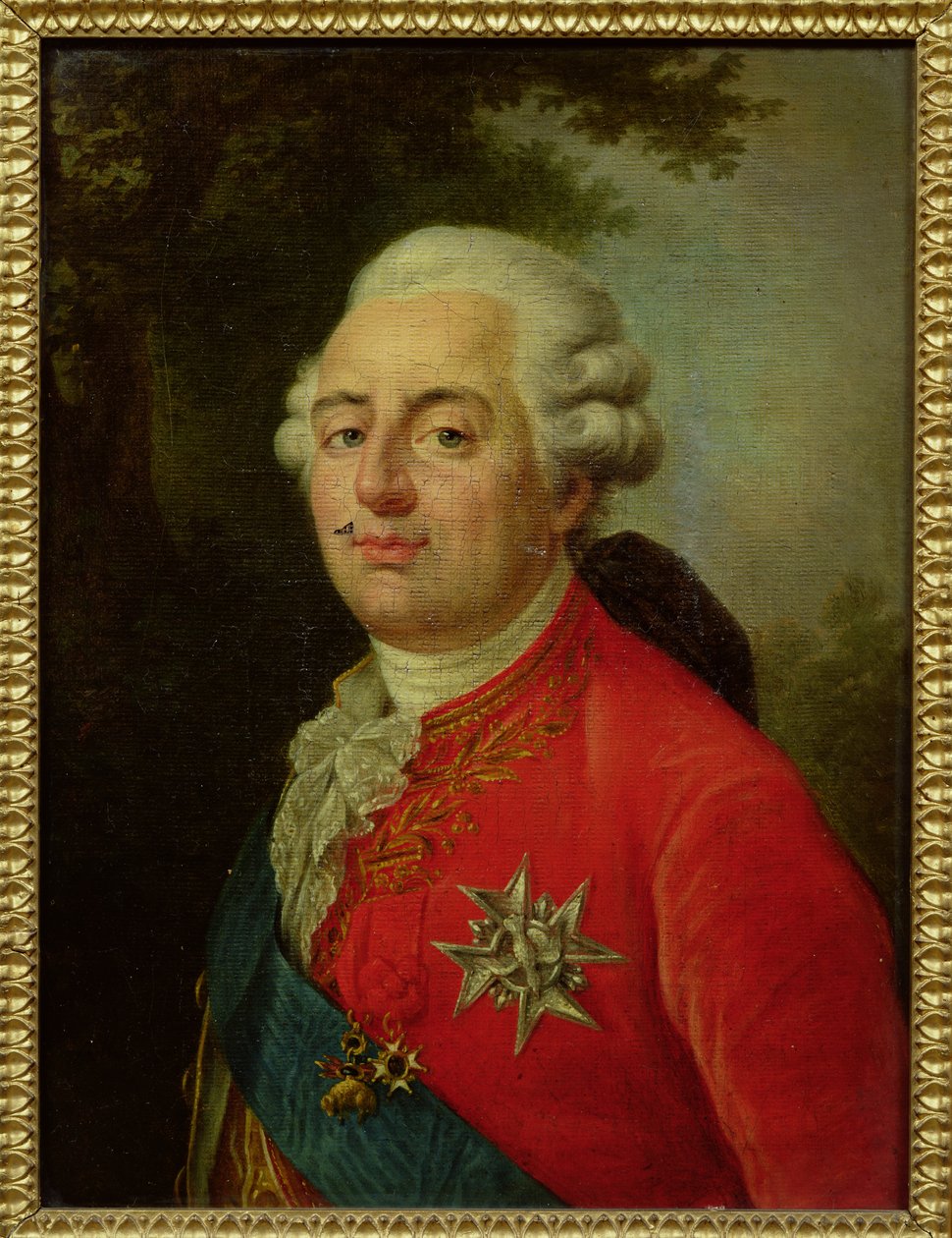Portret Ludwika XVI (1754-93) króla Francji autorstwa French School
