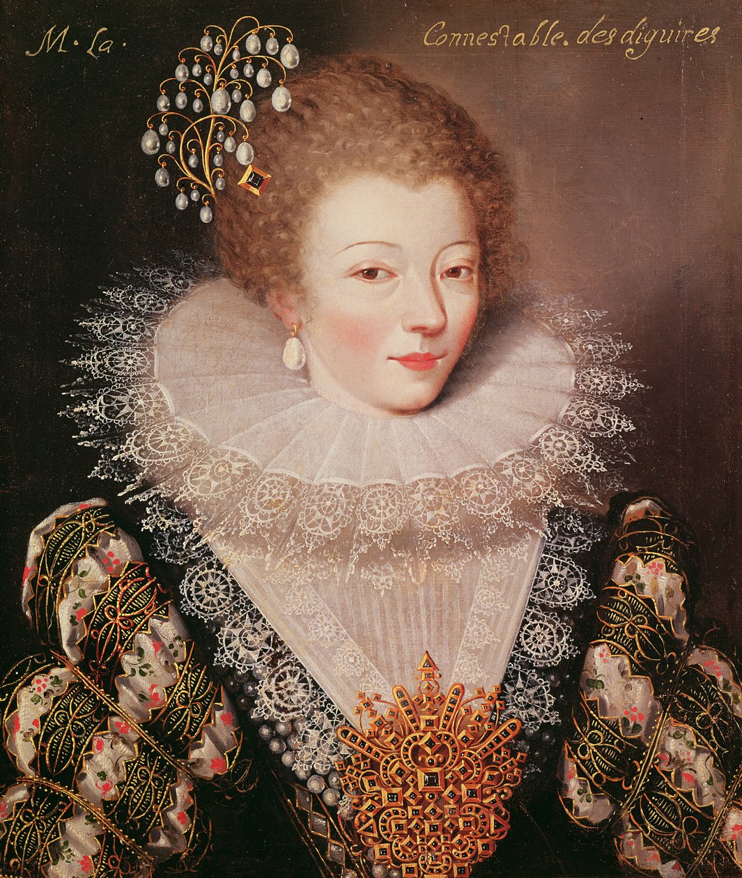 Portret Marii Vignon (ok. 1576-1657) autorstwa French School