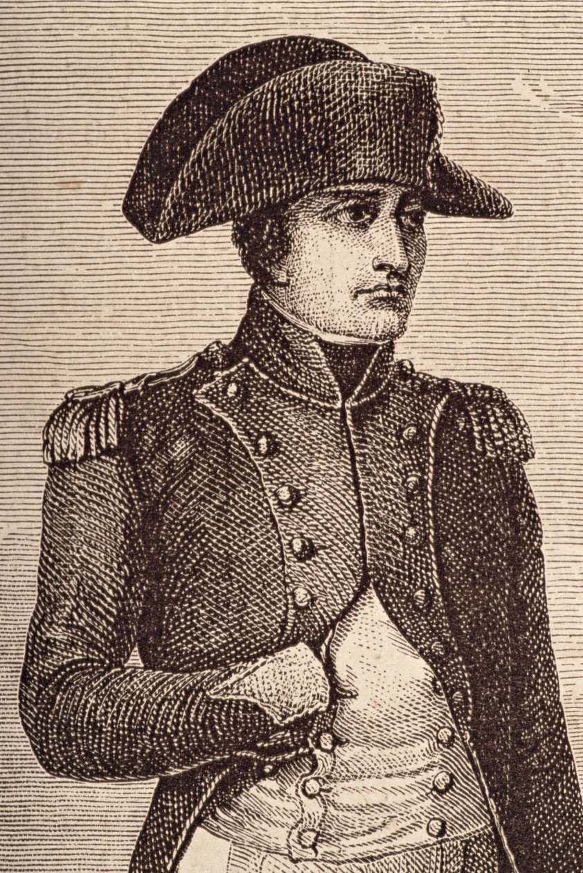 Portret Napoleona Bonaparte (1769-1821) (detal z 102368) autorstwa French School