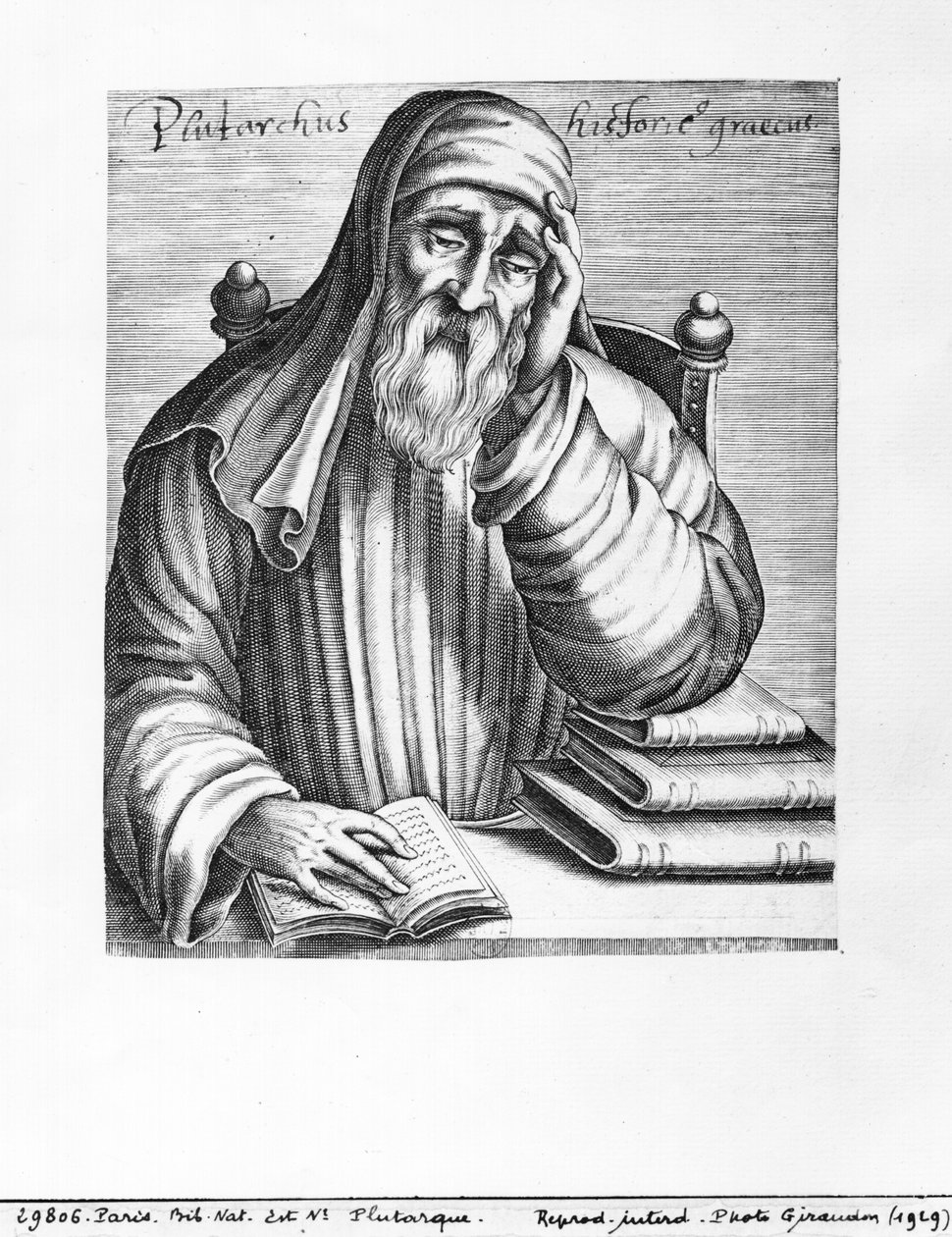 Portret Plutarcha (ok. 46-ok. 120) autorstwa French School