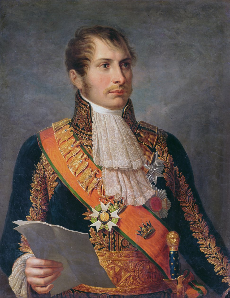 Portret księcia Eugeniusza de Beauharnais (1781-1824) Wicekról Włoch i książę Leuchtenberg, c.1804 autorstwa French School