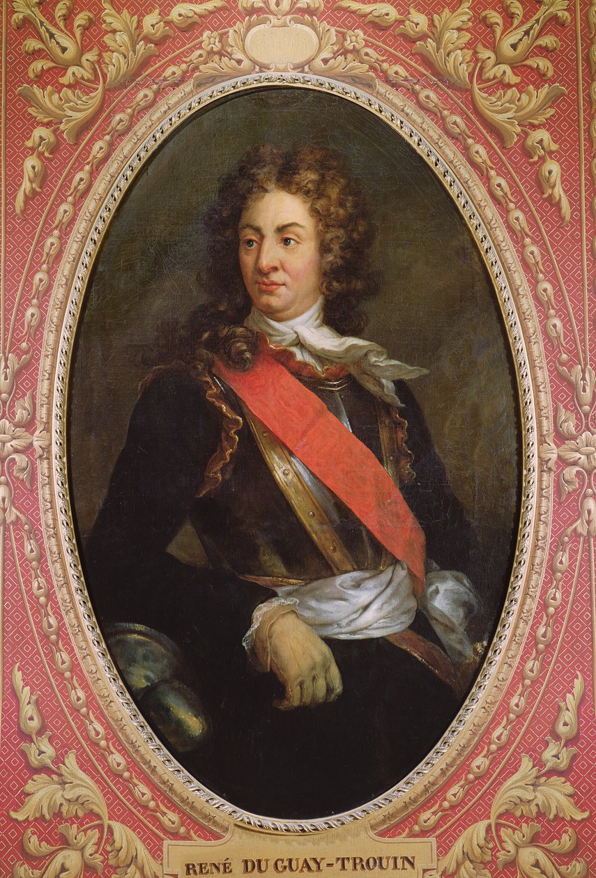 Rene Duguay-Trouin (1673-1736) portretas, 1736 m. nušlifuotas autorstwa French School