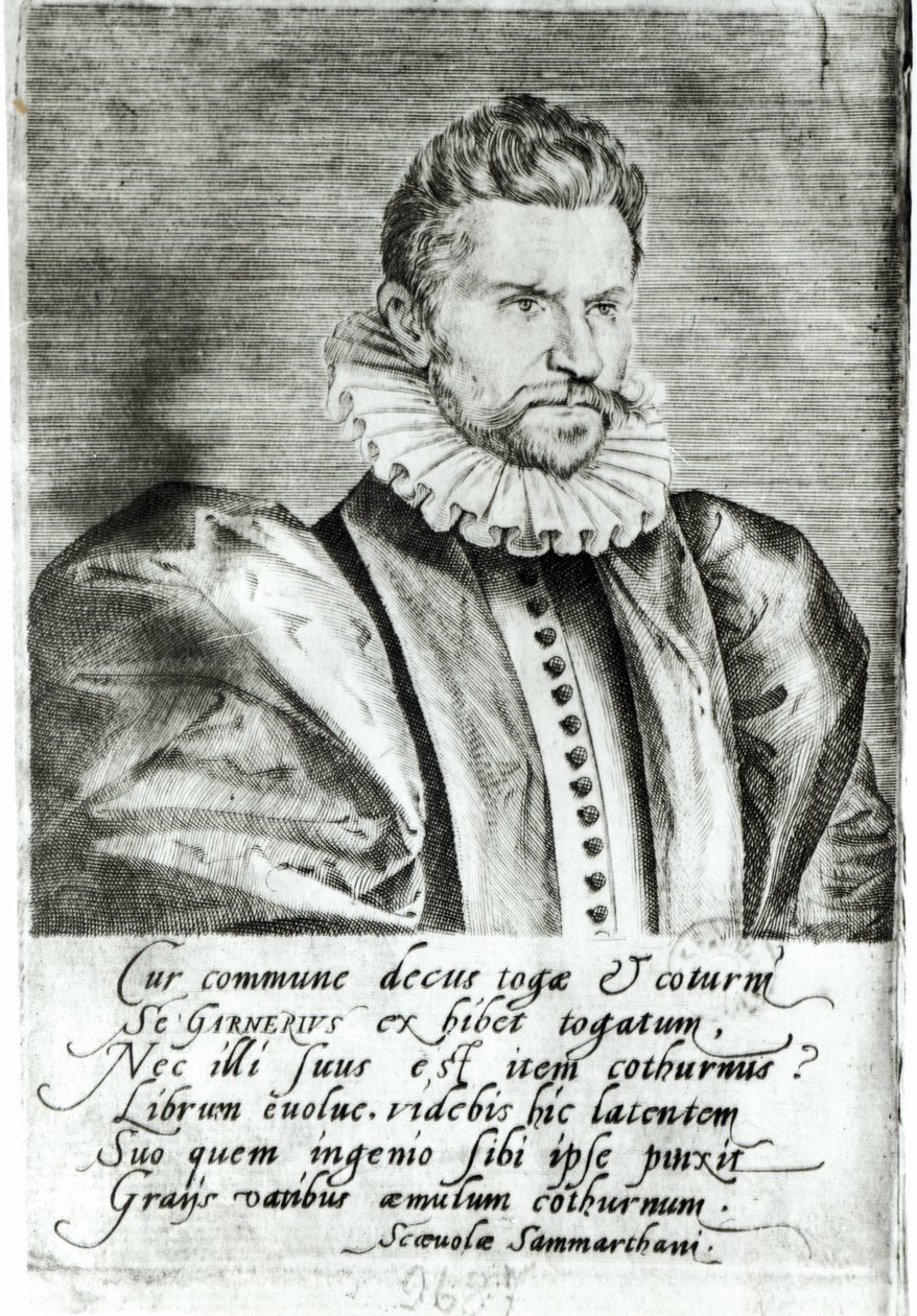 Portret Roberta Garniera (1534-90) autorstwa French School