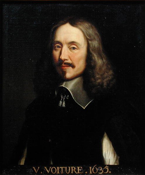 Portret Vincenta Voiture (1598-1648) ok. 1635 autorstwa French School