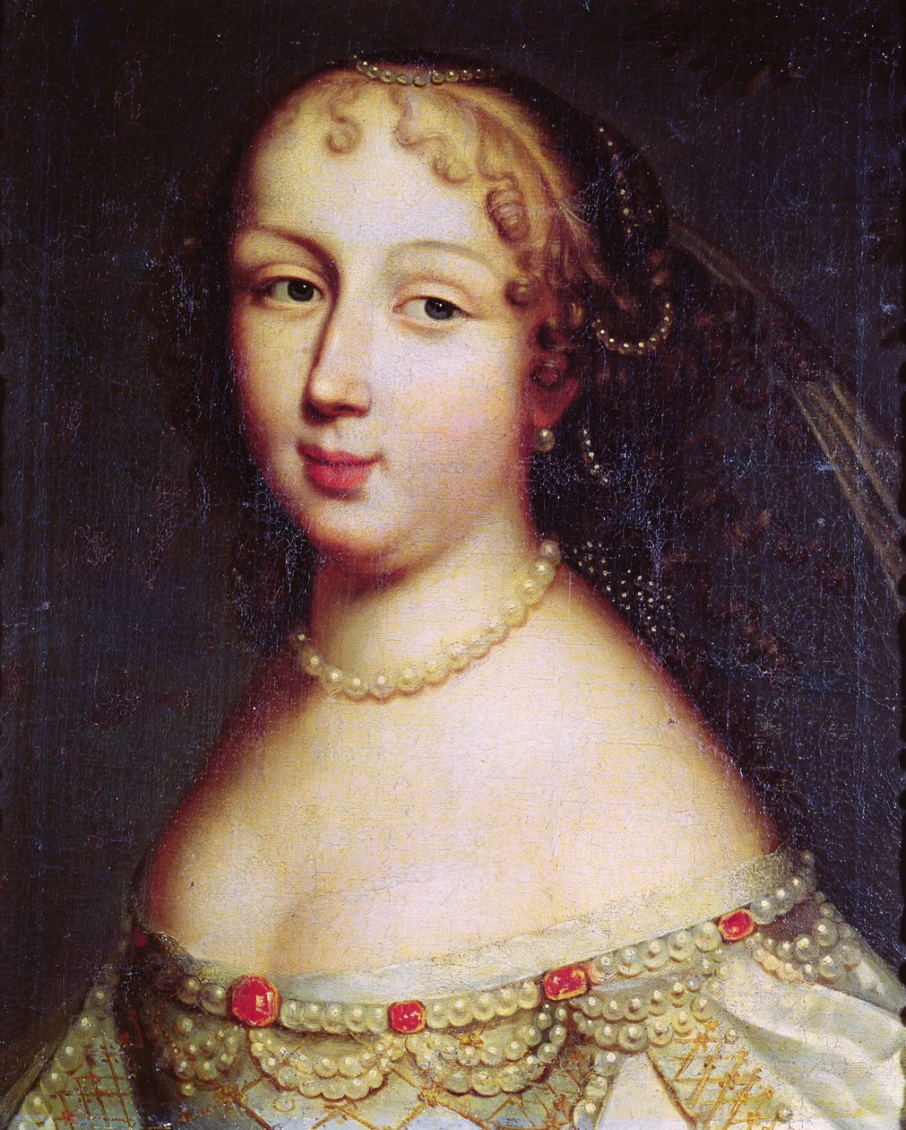 Portret, którego autorką jest prawdopodobnie Maria de Rabutin-Chantal (1626-97) Markiza de Sevigne autorstwa French School