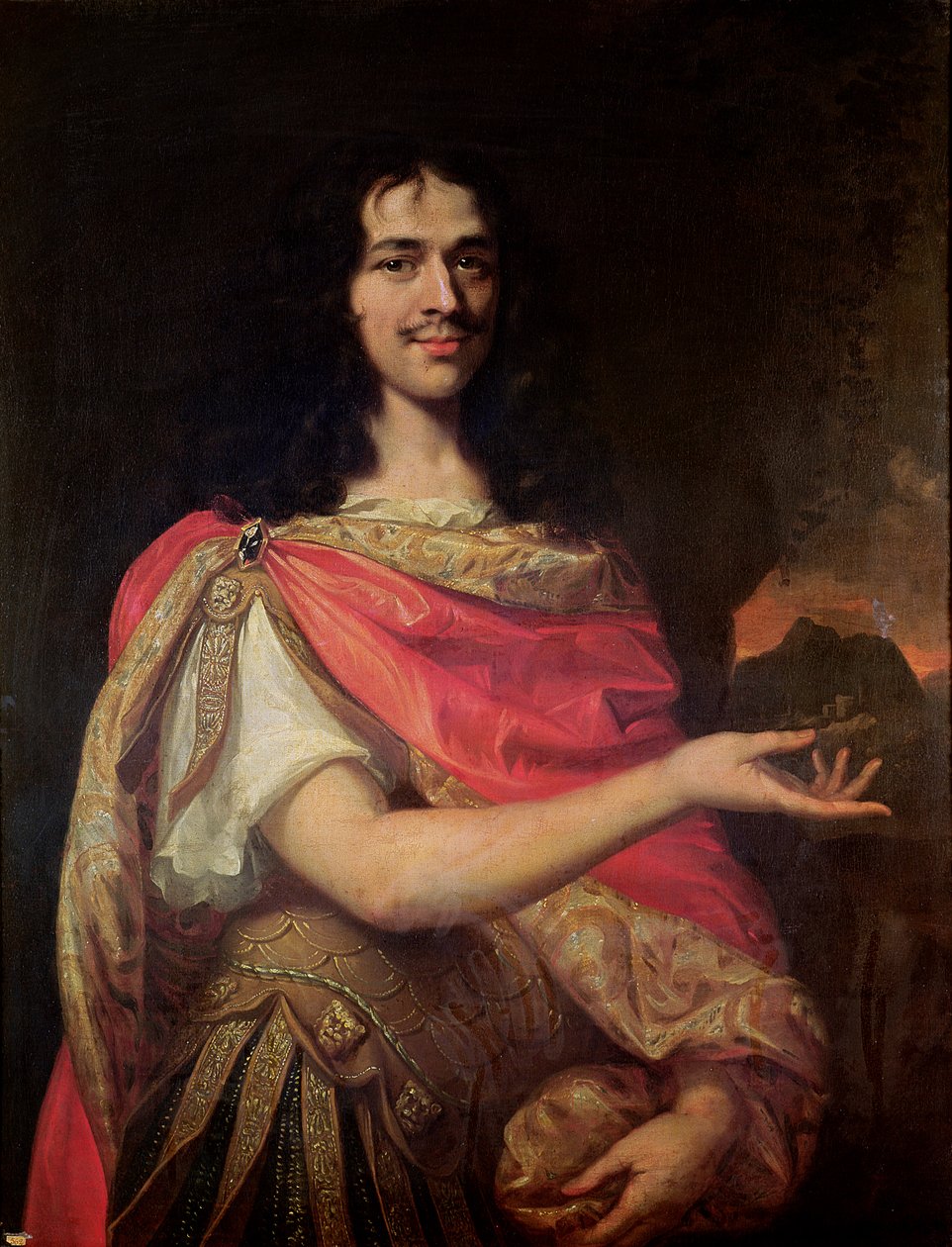 Portret przypuszczalnie Moliere (1622-73) autorstwa French School