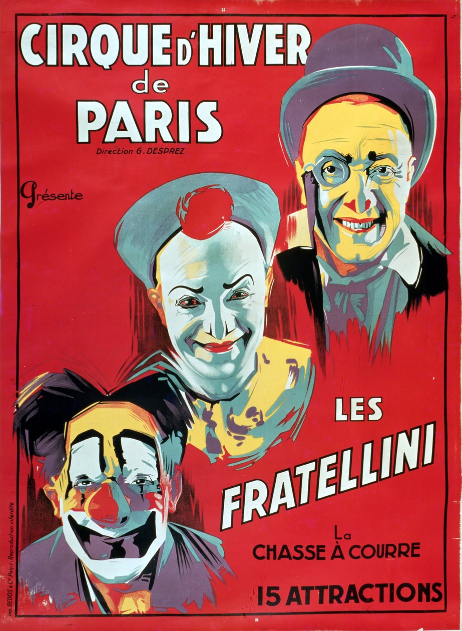 Plakat reklamujący „Cirque d