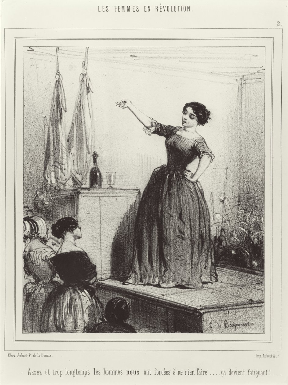 Rewolucja Kobiet, 1848 autorstwa French School