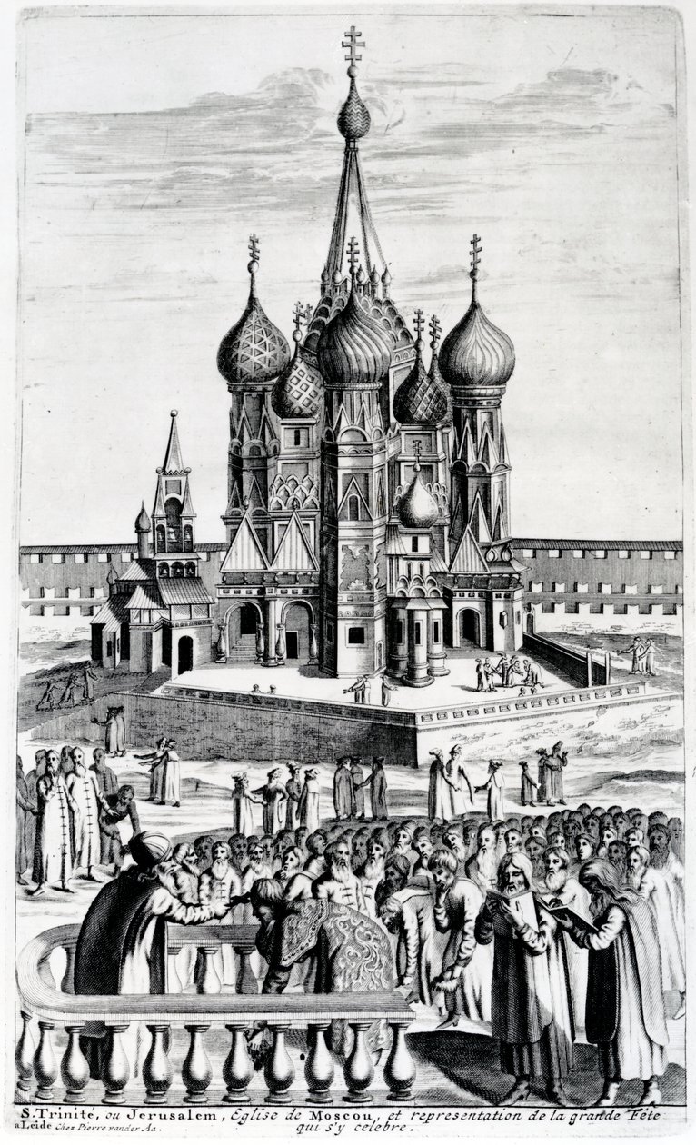 Cerkiew Wasyla Błogosławionego, Moskwa autorstwa French School