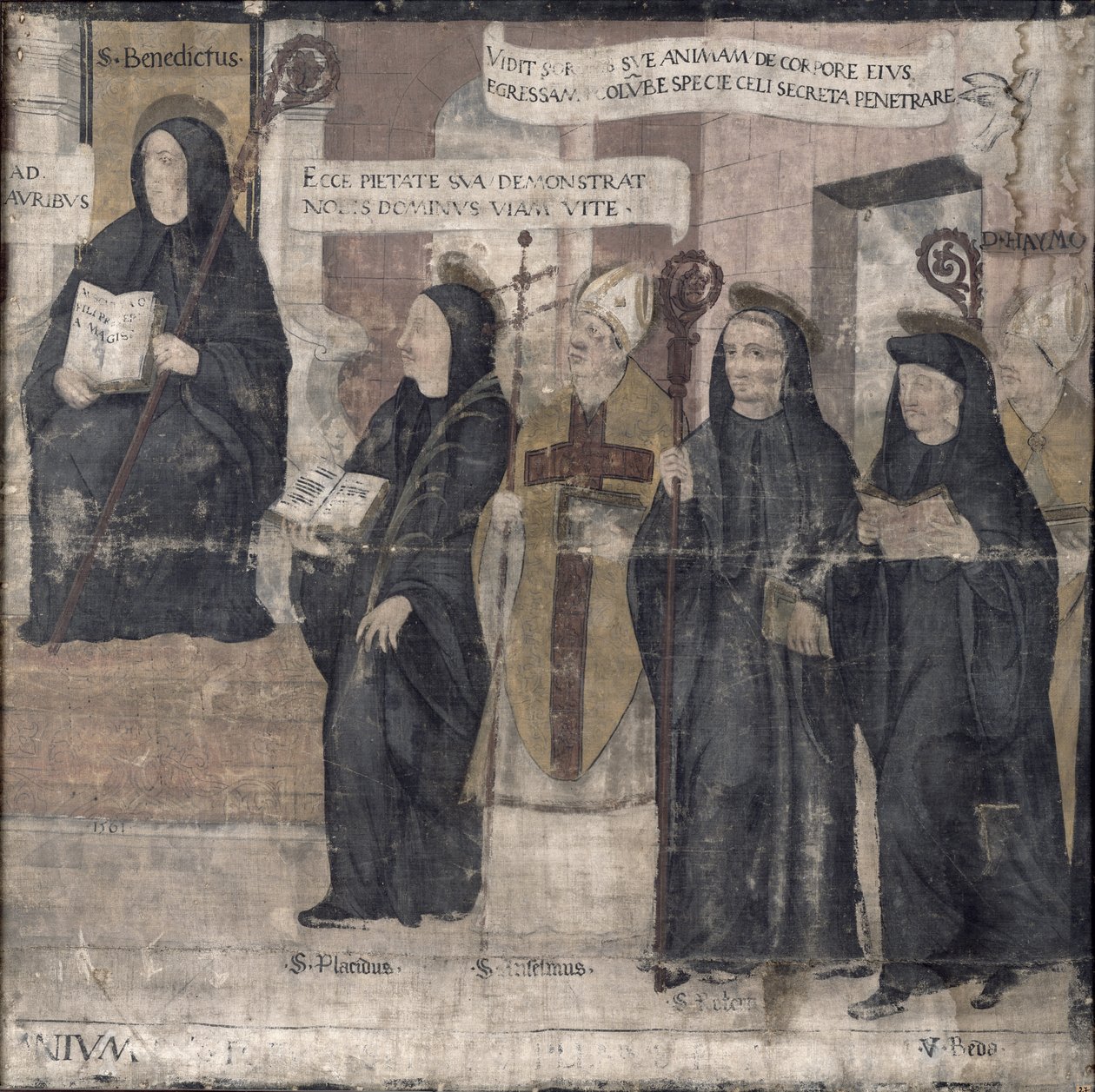 Święty Robert i różni święci benedyktyńscy, 1561 autorstwa French School