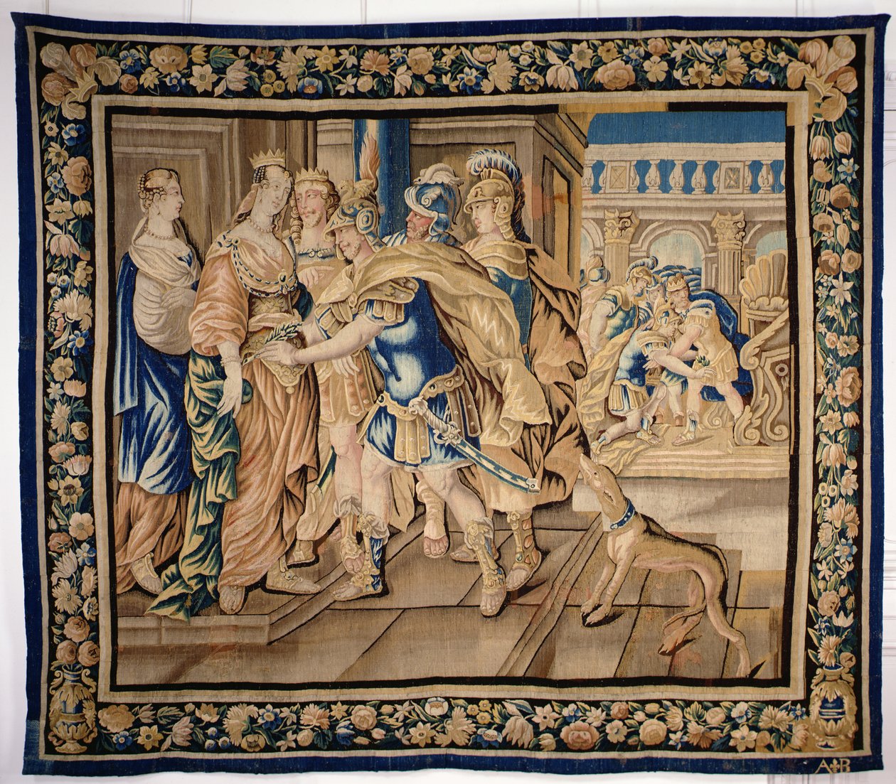 Scena ze starożytności, Aubusson autorstwa French School