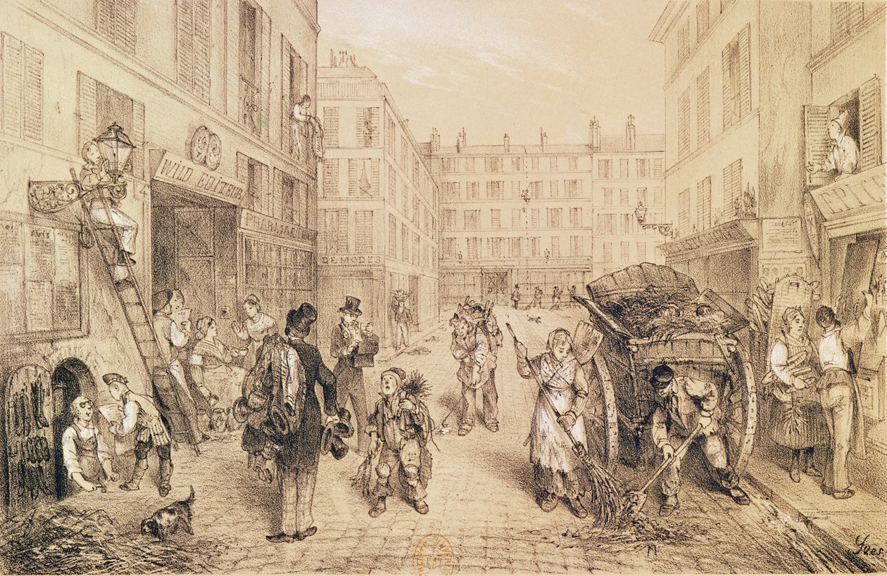 Sceny i obyczaje Paryża, z "Paris qui s