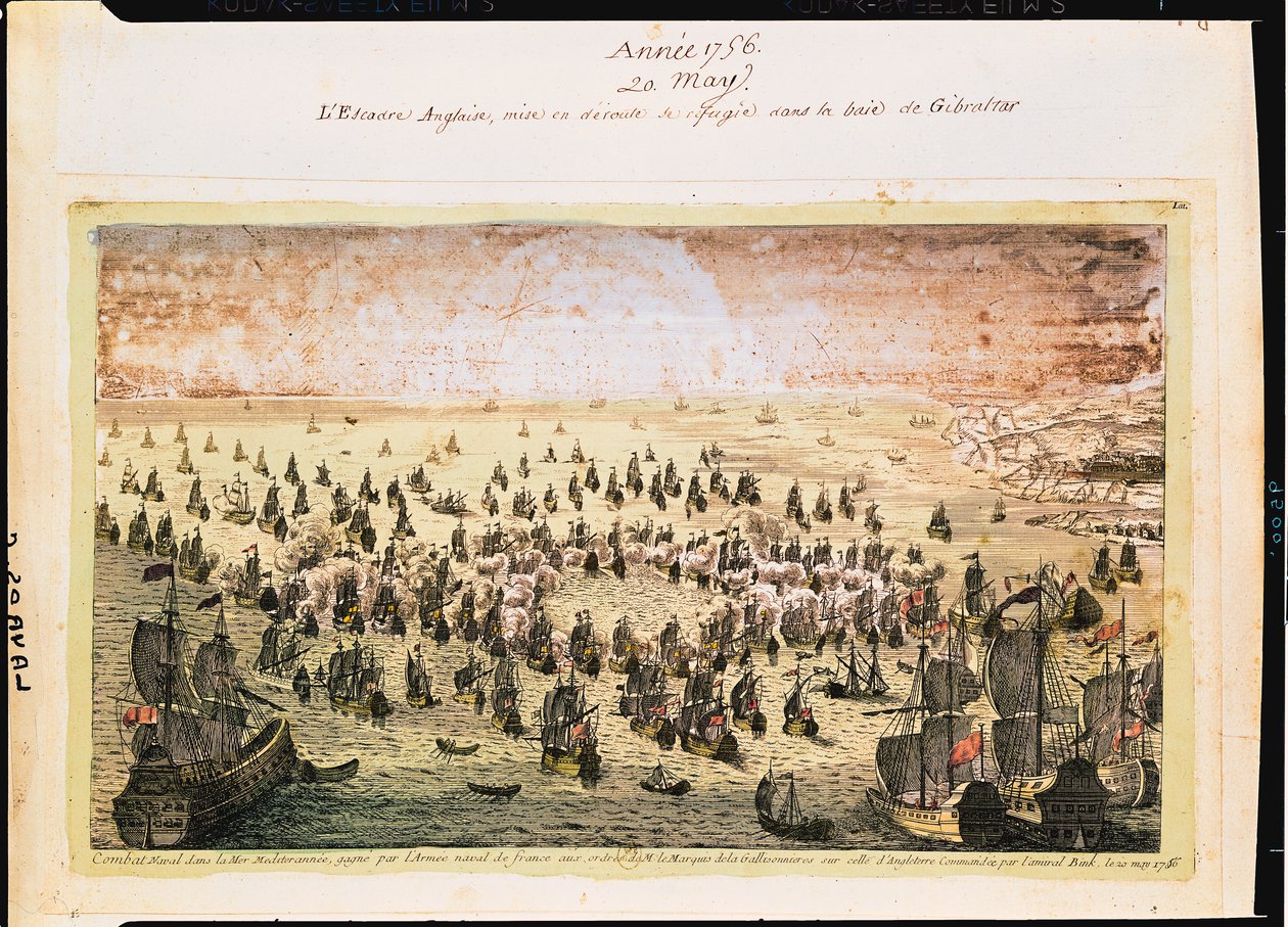 Oblężenie Mahon, 20 maja 1756 autorstwa French School