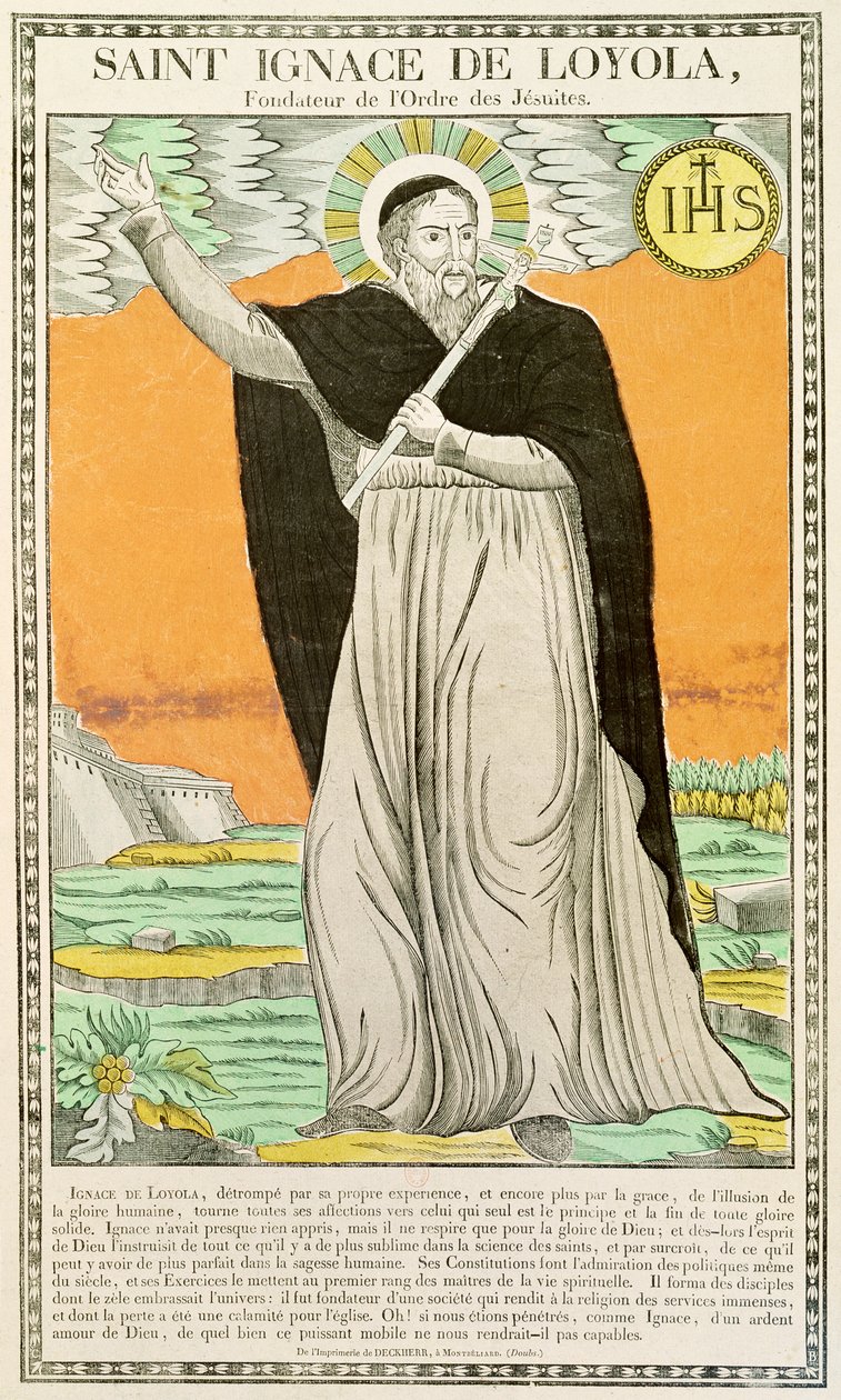 Św. Ignacy Loyola (1491-1556) autorstwa French School