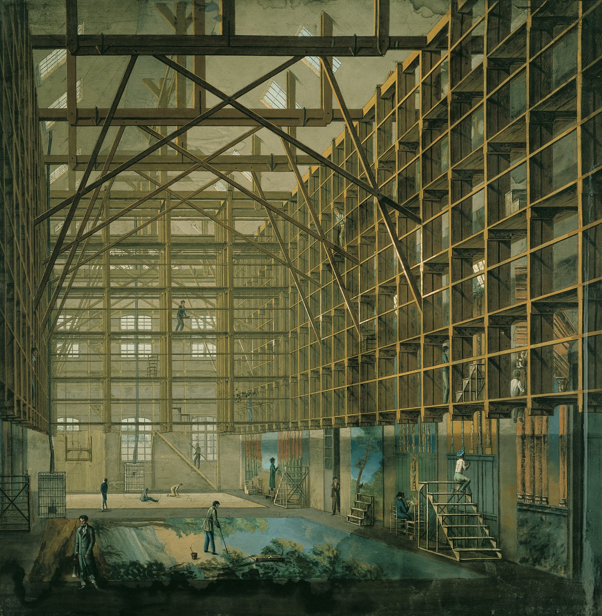 Warsztat Scenografii Opery Paryskiej, ok. 1800-20 autorstwa French School