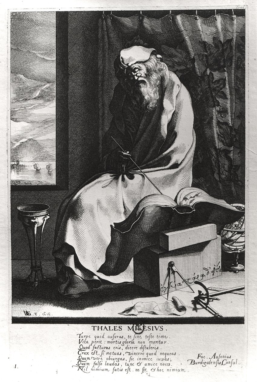 Tales z Miletu (ok.625-c.547 pne) autorstwa French School