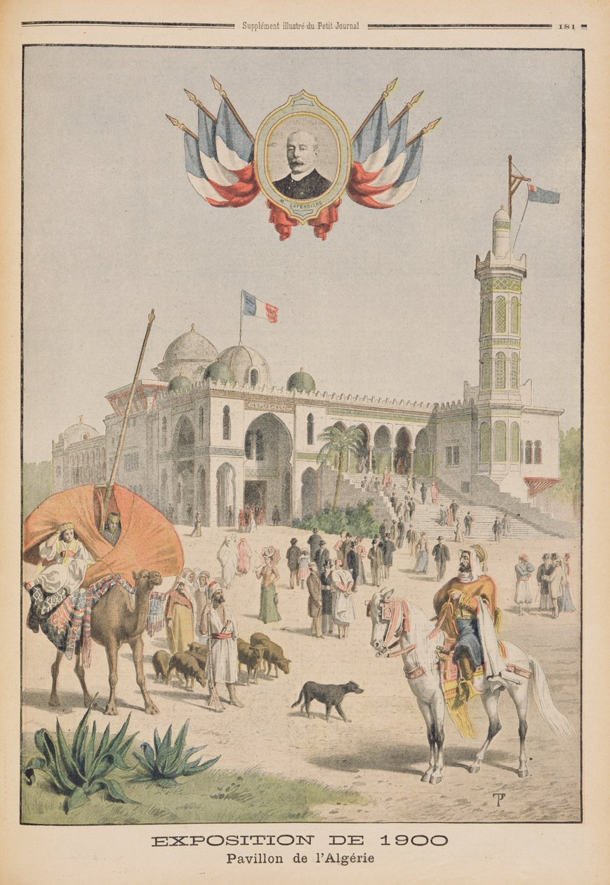 1900 оны Бүх нийтийн үзэсгэлэнгийн Алжирын павильон, Парис, "Le Petit Journal"-аас авсан зураг, нэмэлт зураг, 1900 оны 6-р сарын 10 autorstwa French School