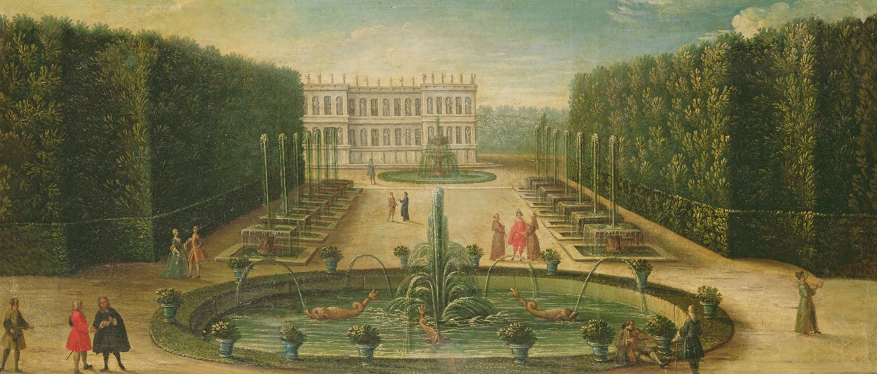 Łuk Triumfalny w Wersalu autorstwa French School