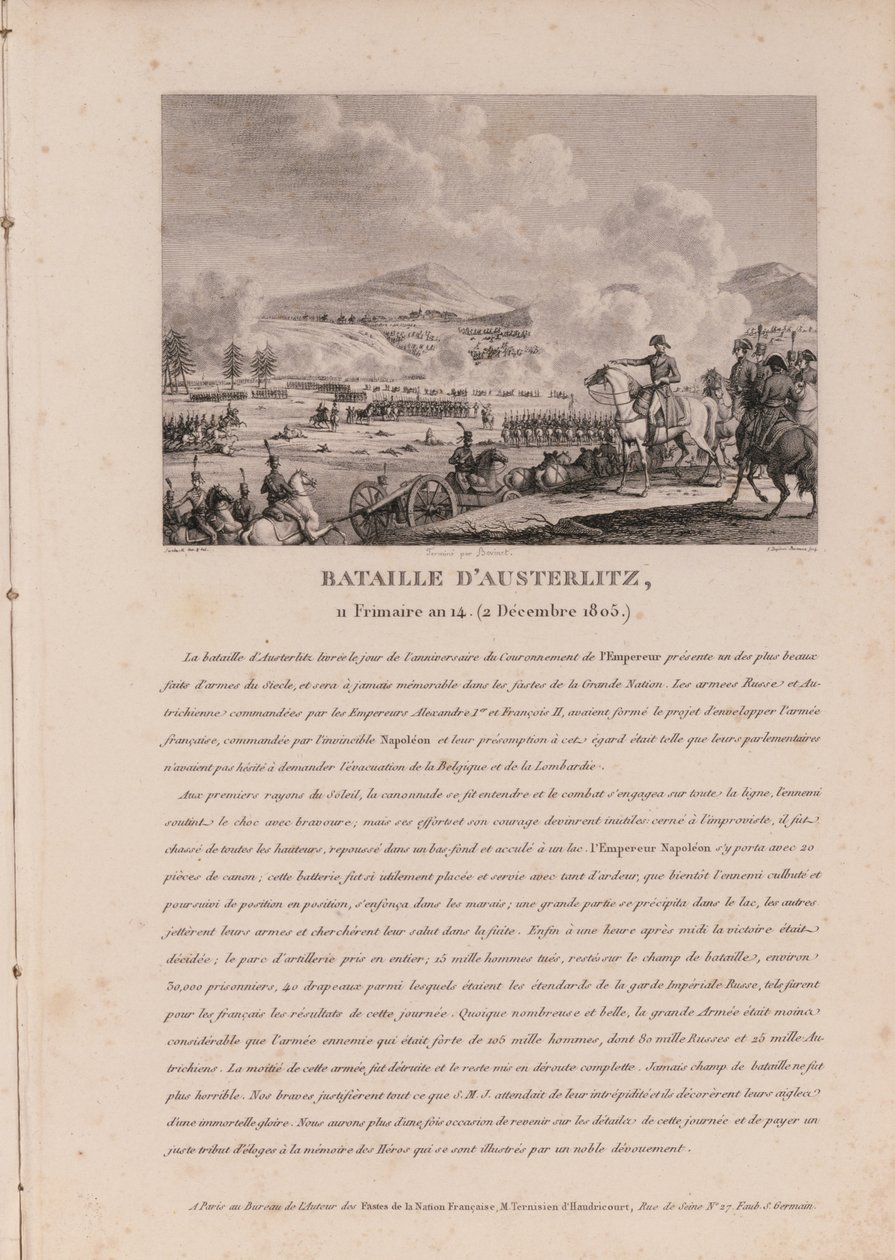 Bitwa pod Austerlitz, 2 grudnia 1805 autorstwa French School