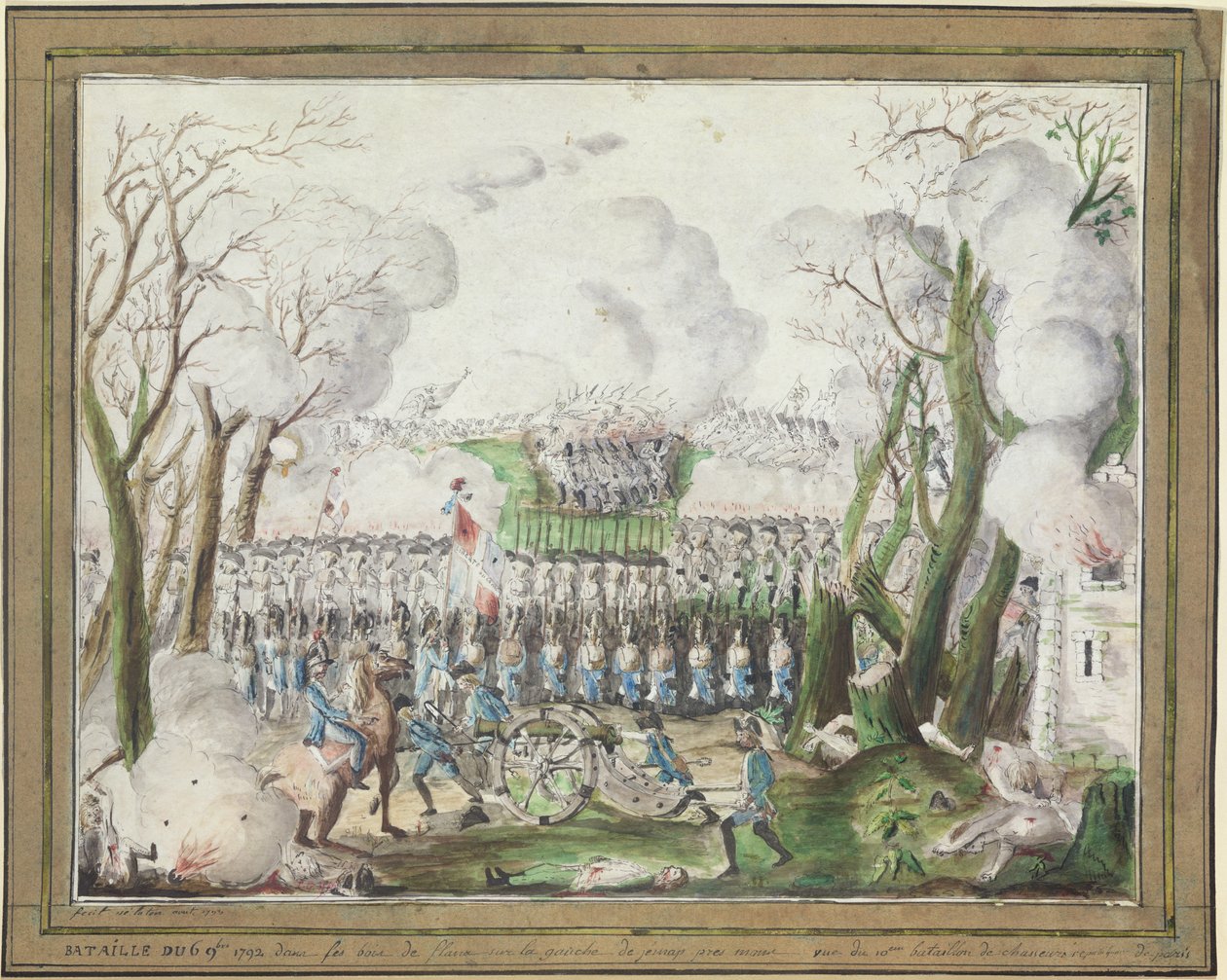 Bitwa pod Jemmapes, 6 listopada 1792 autorstwa French School
