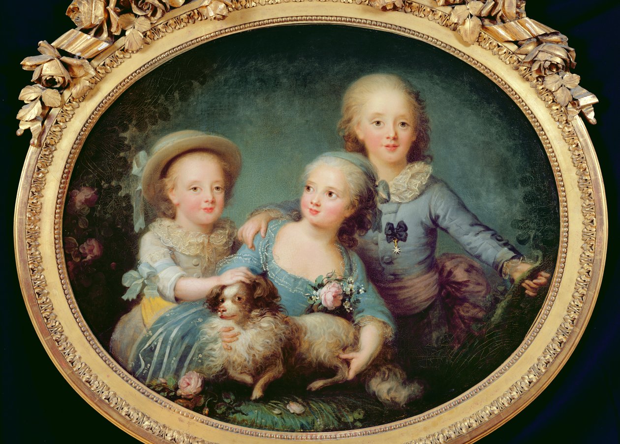 Dzieci Karola de France, 1781 autorstwa French School